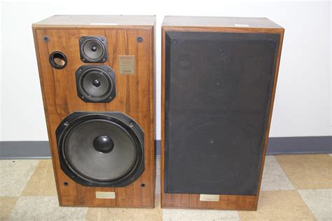pair  vintage jensen  floor standing     loud speakers tested ebay
