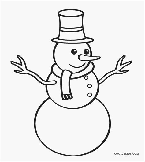 printable snowman coloring pages  kids coolbkids snowman