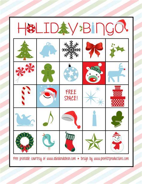 holiday bingo set  printable holiday bingo bingo set holiday