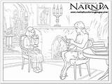 Narnia Witch Wardrobe Chronicles Tumnus Colouring Colorir Iket sketch template
