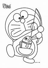 Coloring Doraemon Pages Popular Book sketch template