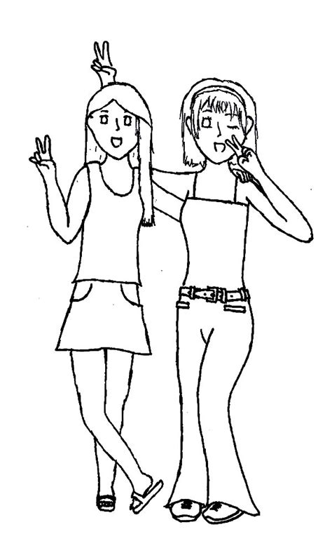 draw  friends coloring pages   draw  friends