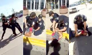video shows wisconsin cops kick and body slam black girl genele laird then taser her daily