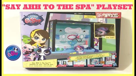 littlest pet shop lps  ahh   spa playset review youtube