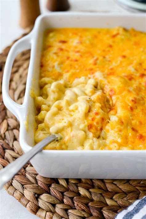 easy baked mac  cheese simply scratch