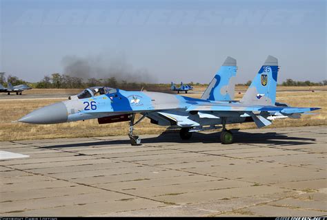 Sukhoi Su 27 Ukraine Air Force Aviation Photo 2244181