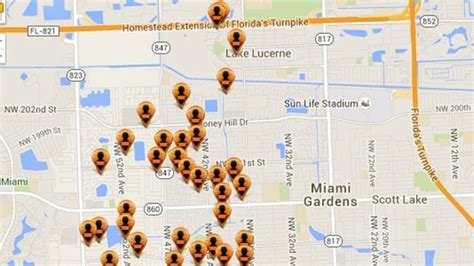 Sex Offenders Cluster In Miami Dade Zip Code 33055