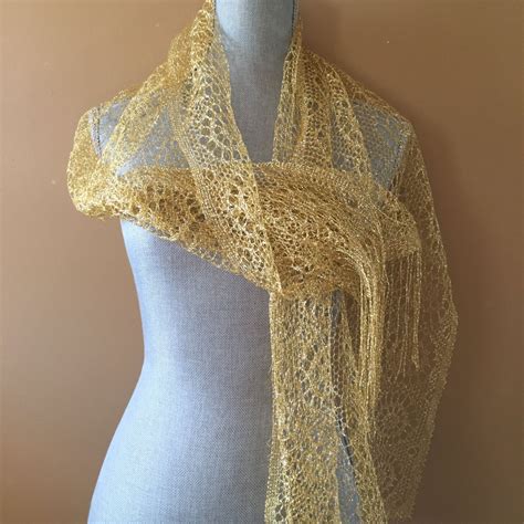 gold scarf shawl gold sparkly glitter sparkle scarf metallic