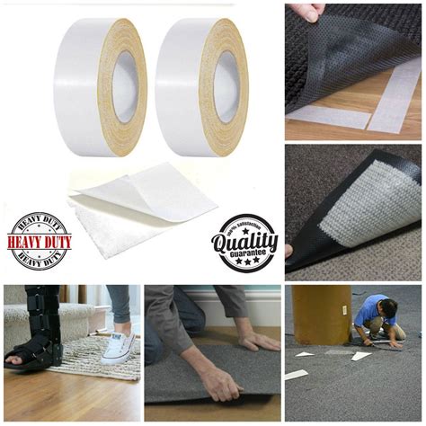 mm   carpet rug diy double sided tape roll  adhesive ultra sticky tape ebay diy rug