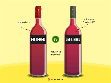filtered  unfiltered wine    wine folly