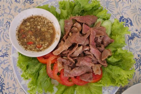 cambodian beef lok lak authentic recipe dine   locals