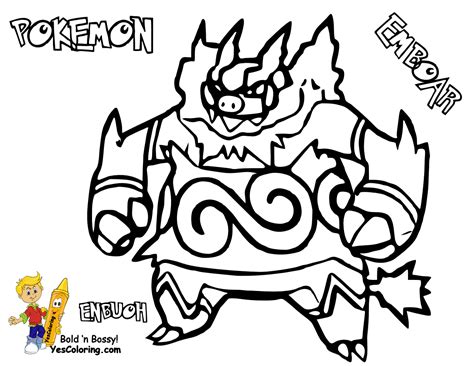 coloring page pokemon tepig evolving coloring home