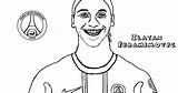 Ibrahimovic Zlatan Coloring Foot Kleurplaat Gratuit Ibrahimovi sketch template