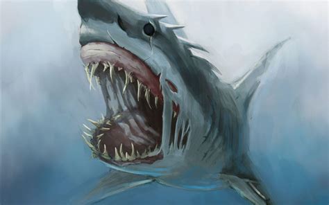 scary shark wallpapers ntbeamng