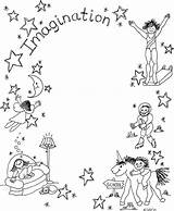 Imagination Coloring Pages Site Old sketch template
