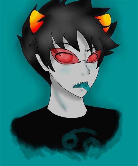 bloodswap karkat teal  rc mpr  deviantart