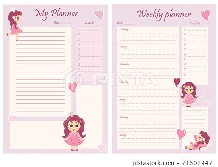cute  printable note  templates
