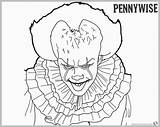 Pennywise Coloringhome Carrot sketch template