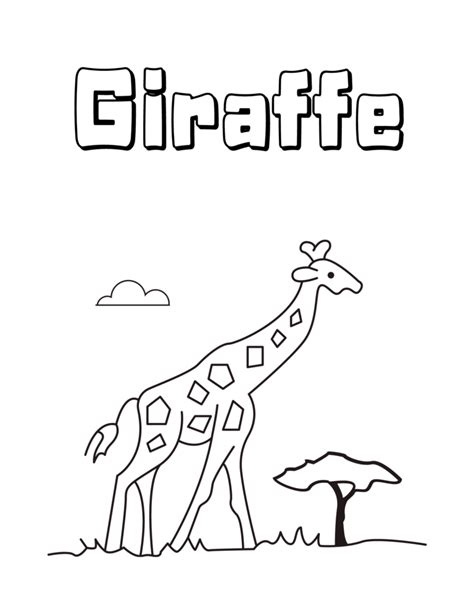 zoo animals coloring pages  page  leap  faith crafting