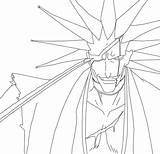 Kenpachi Zaraki Coloring Bleach Pages Lineart Color Synyster A7x Gates Deviantart Sketch Popular Comments sketch template