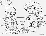 Diego Coloring Pages Dora Kids sketch template