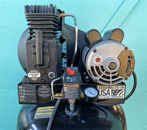husky  gallon stationary electric air compressor ch sale pending norman machine tool