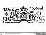 School Coloring 100 Pages 100th Days Clipart Last Printable Color Clip Clipground Ages Popular Worksheets Getcolorings Coloringhome Library sketch template