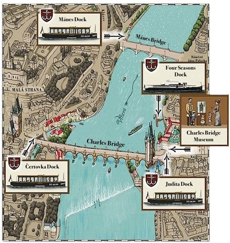 map of prague venice charles bridge museum prague