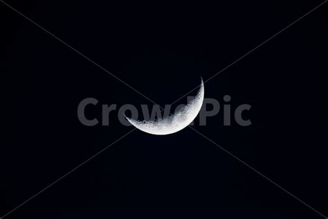 달 초승달 그믐달 밤하늘 크레이터 사진 이미지 일러스트 캘리그라피 Nfb941114작가