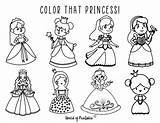 Princesses Printables sketch template
