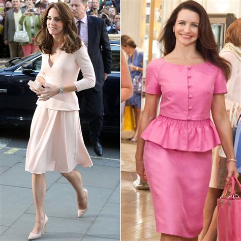 and they looked lovely in pink peplum kate middleton charlotte york style similarities