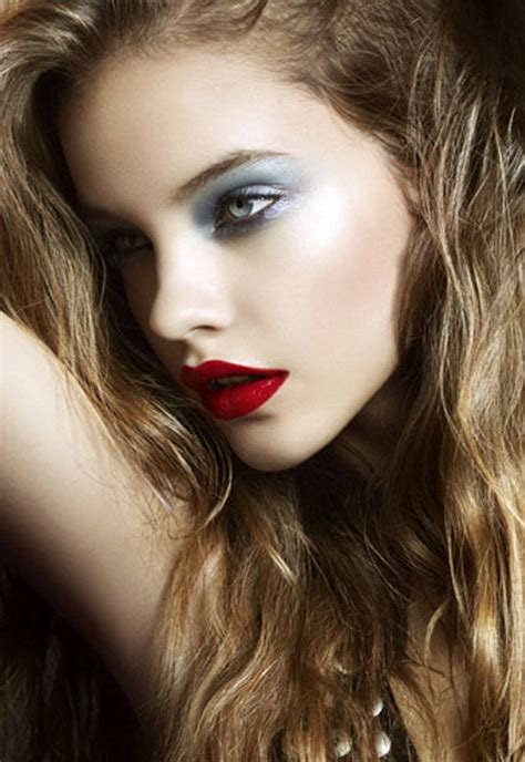red lip fantasy barbara palvin beauty lipstick dark red