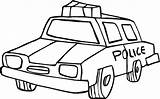Police Coloring Pages Station Getcolorings Car sketch template