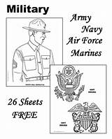 Coloring Military Pages Army Force Air Navy Printable Marines Kids Crafts Marine Sheets Raisingourkids Armed Patriotic Branches Worksheets Veterans Book sketch template