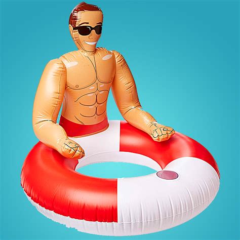 inflatable hunk pool float boyfriend pool float thesuperboo