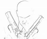 Agent Speciality Hitman Absolution Coloring Pages sketch template