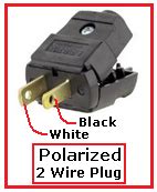 wiring  polarized plug electrical diy chatroom home improvement forum