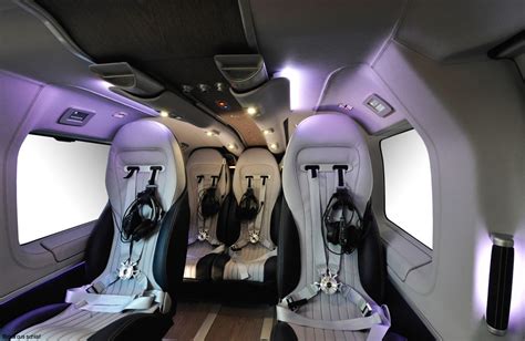 mecaer awarded stc  airbus  helicopter luxury interior