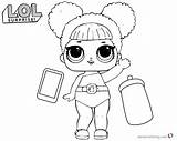 Lol Surprise Coloring Pages Queen Bee Printable Dolls Cute Kids Baby Bottle Puppe sketch template