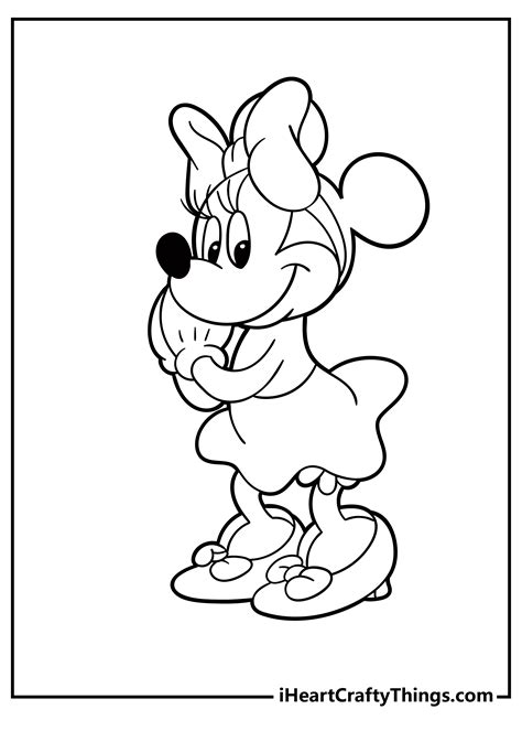 colouring picture  mickey  minnie mouse infoupdateorg