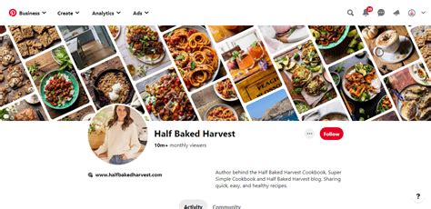 baked harvest foodie ampfluence  instagram growth service