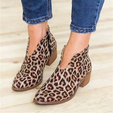women ankle boots square  heel multi color suede boots zipper boots  toe shoes xtn
