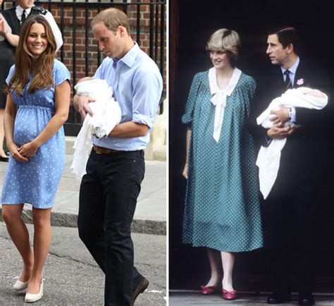 Kate Middleton And Princess Diana Dress In Polka Dots After
