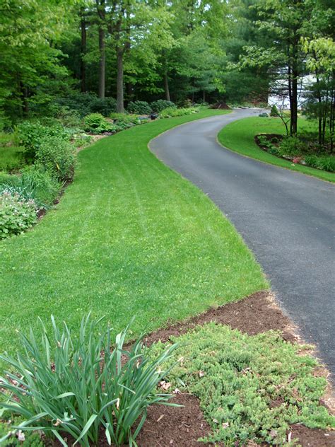 landscaping long driveway ideas       upper
