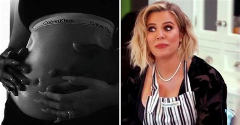 Khloe Kardashian Has Outie Pregnancy Navel Fears Soothed By Fans