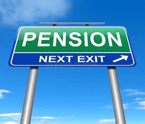 pension concept stock illustration illustration  background