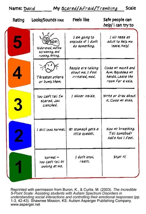 images   point scale  pinterest asperger charts  classroom