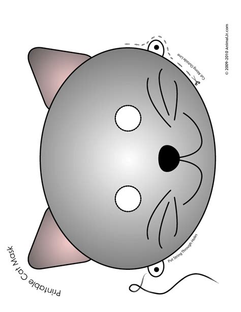 gray cat mask woo jr kids activities childrens publishing