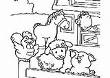 Land Animals Coloring Pages Getcolorings sketch template