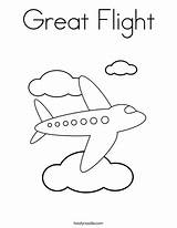 Coloring Flight Great Airplane Flying Favorites Login Add sketch template